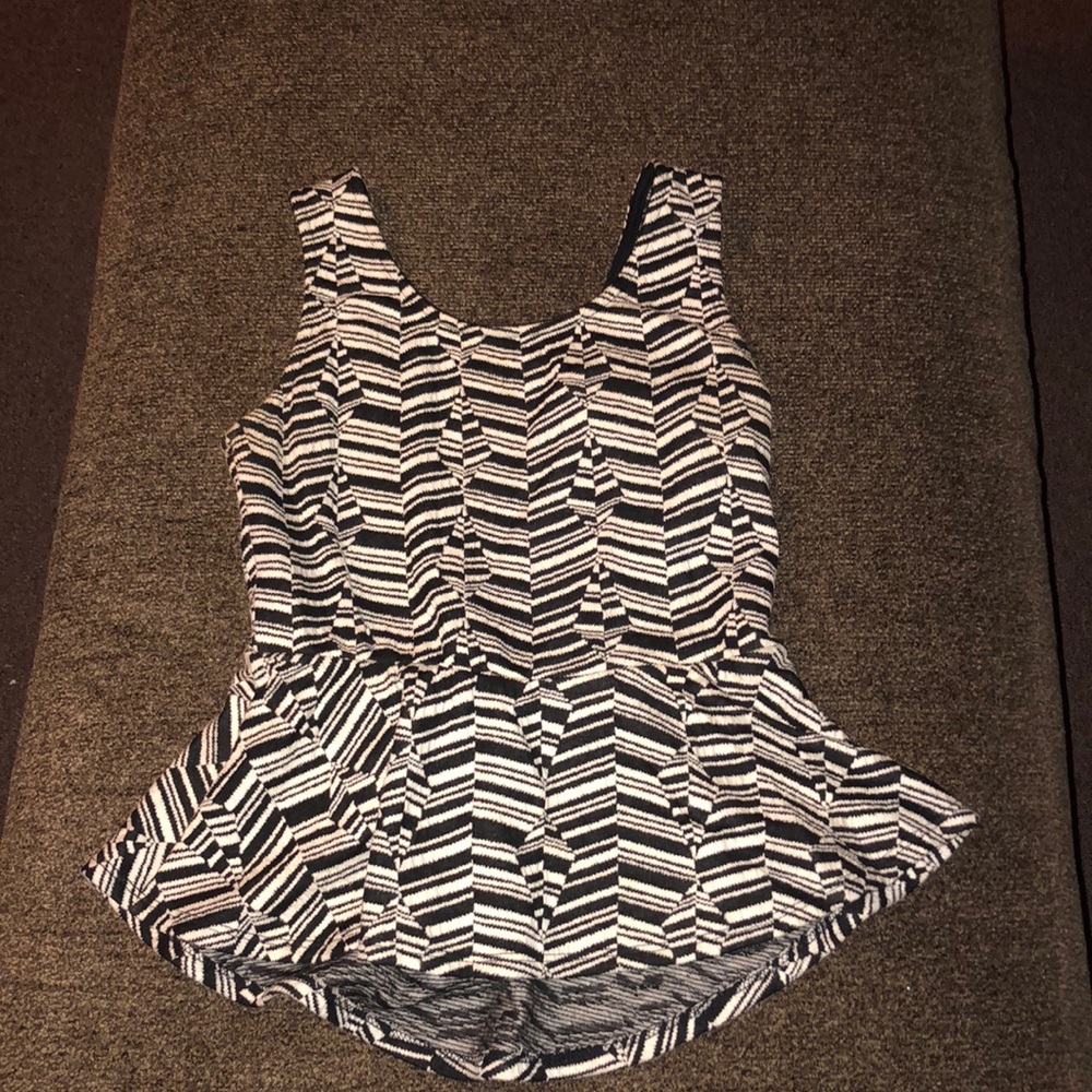 Cute peplum tank top